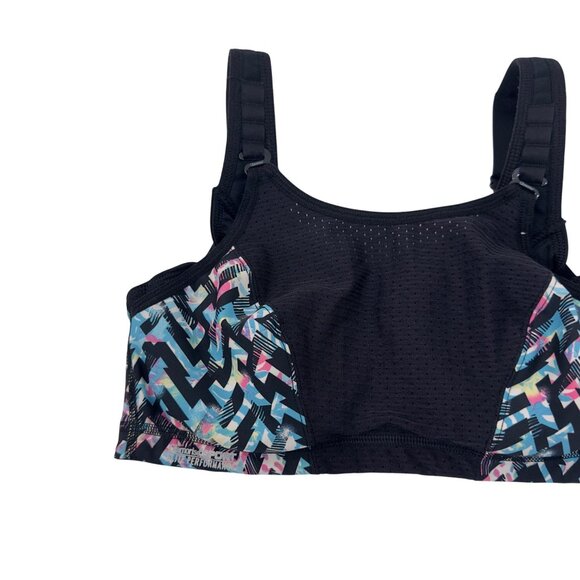 Glamorise Womens Plus Size 36C MagicLift Adjustable Support Sport Bra Multicolor - Picture 13 of 15